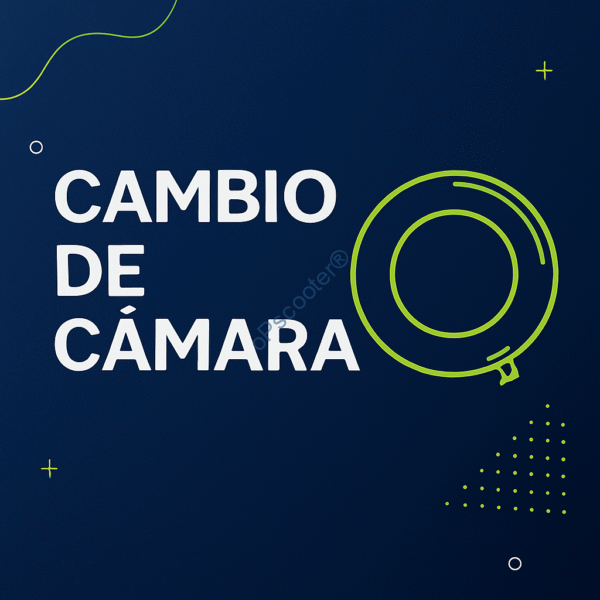 Cambio de cámara Rueda sin motor