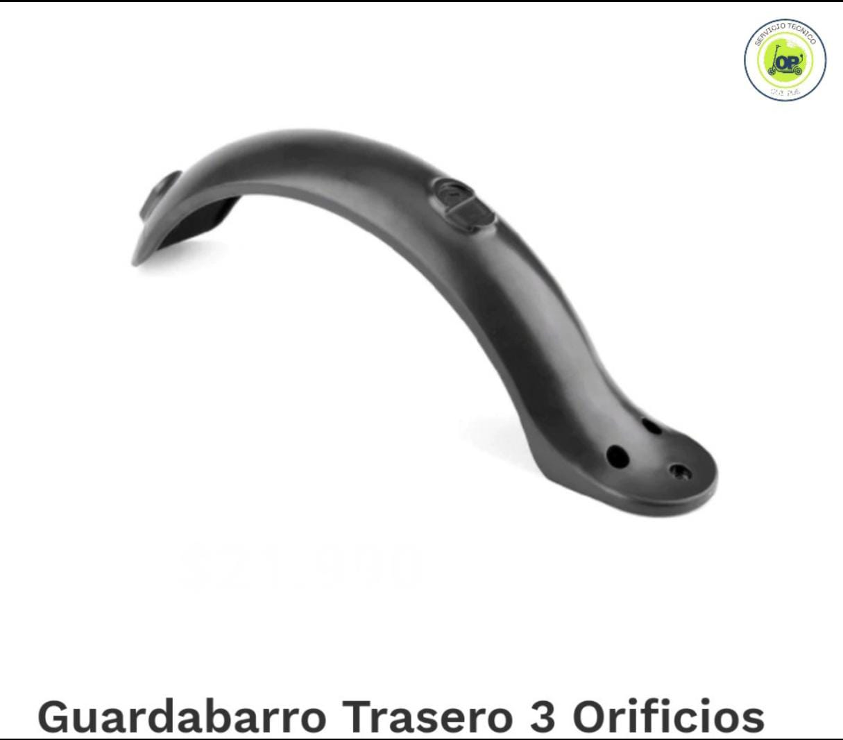 guardabarro xiaomi trasero guardabarro xiaomi trasero